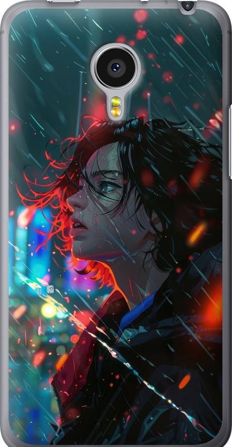 Чехол на Meizu MX4 PRO Ночные огни (6096u-132-42517)