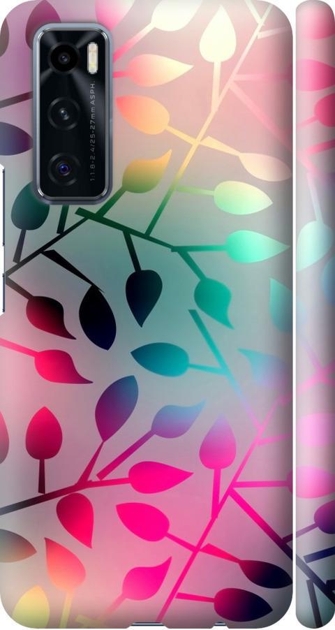Чехол на Vivo V20 SE Листья (2235m-2128-42517)