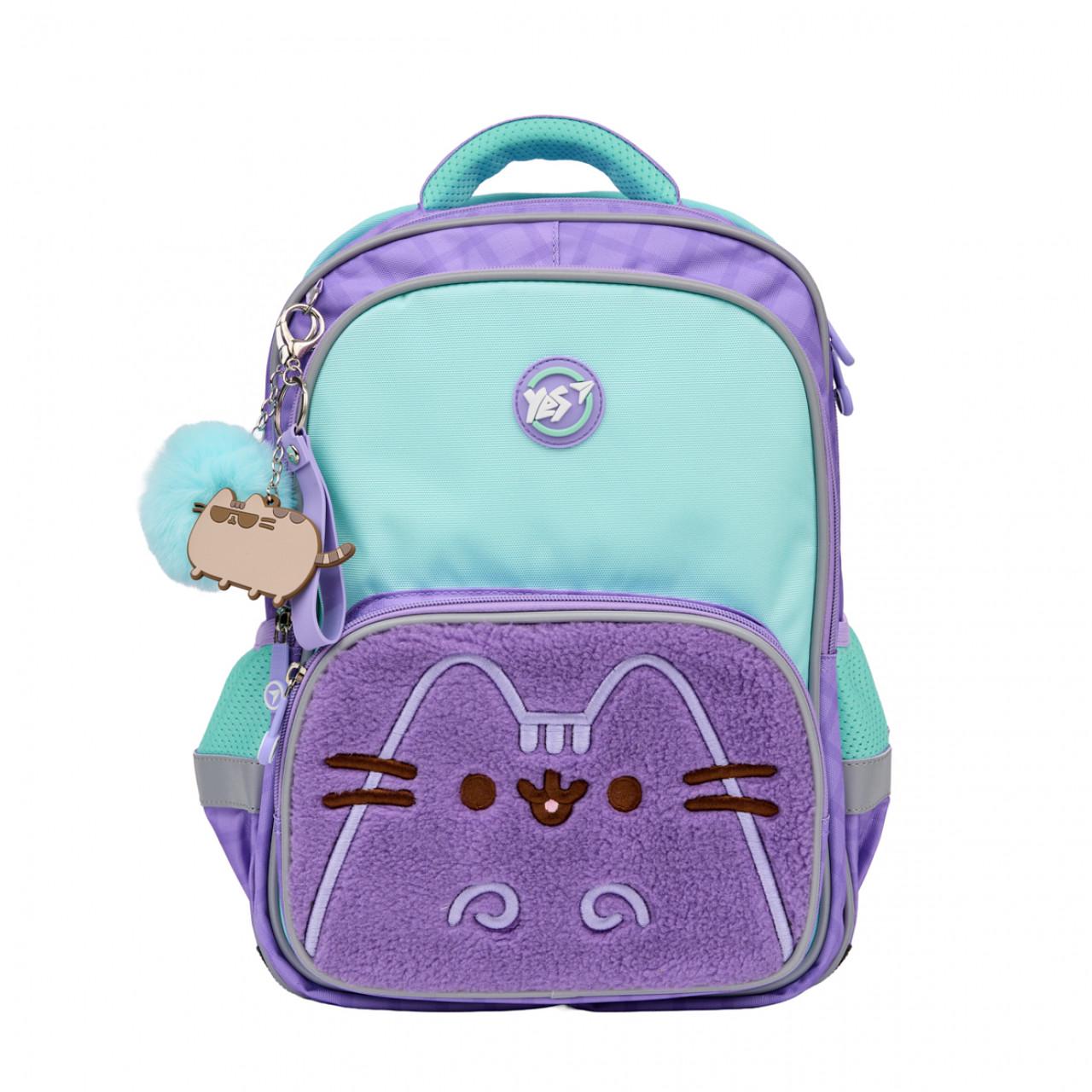 Рюкзак шкільний ортопедичний YES Pusheen Cat S-72 з котиком 38 см (559899) Рюкзак шкільний ортопедичний YES Pusheen Cat S-72 з котиком 38 см (559899)