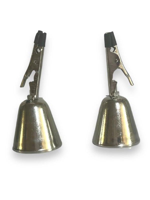 Колокольчик металл с прищепкой 3,5 см 2 шт. Белый (1864244871) - фото 3 Колокольчик металл с прищепкой 3,5 см 2 шт. Белый (1864244871) - фото 3