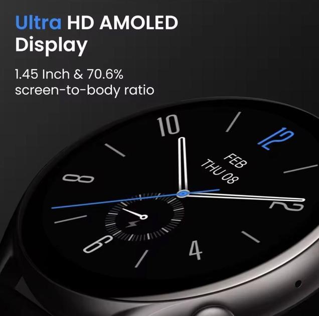 Смарт-часы Amazfit gtr 4 new galaxy Black (30145740) - фото 9