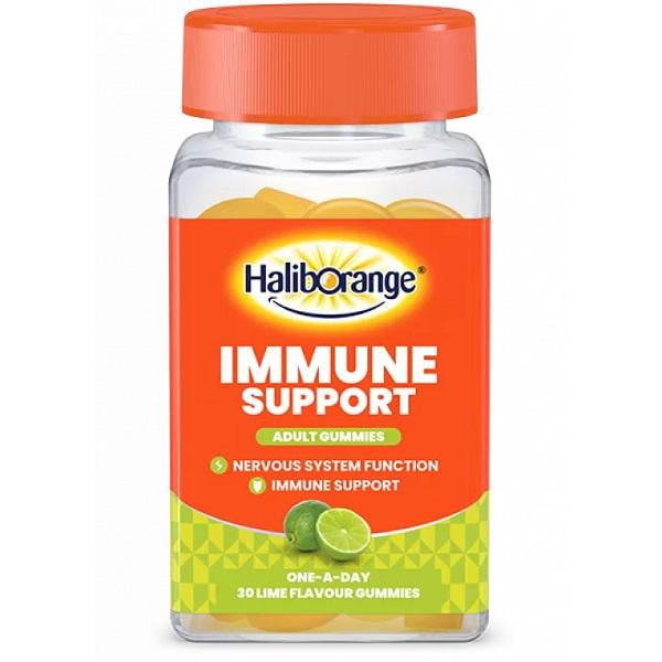 Натуральная добавка для иммунитета Haliborange Immune Support 30 Gummies Lime (000020698)