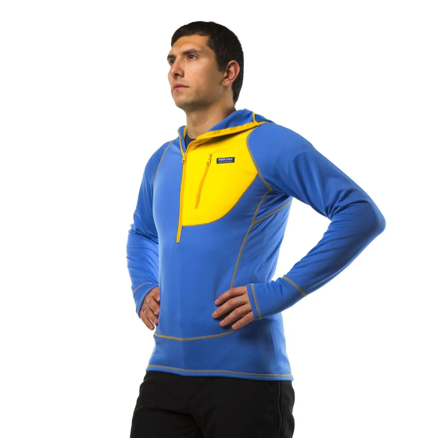 Кофта GJ-Hoody XL Синий/Желтый (17011424)