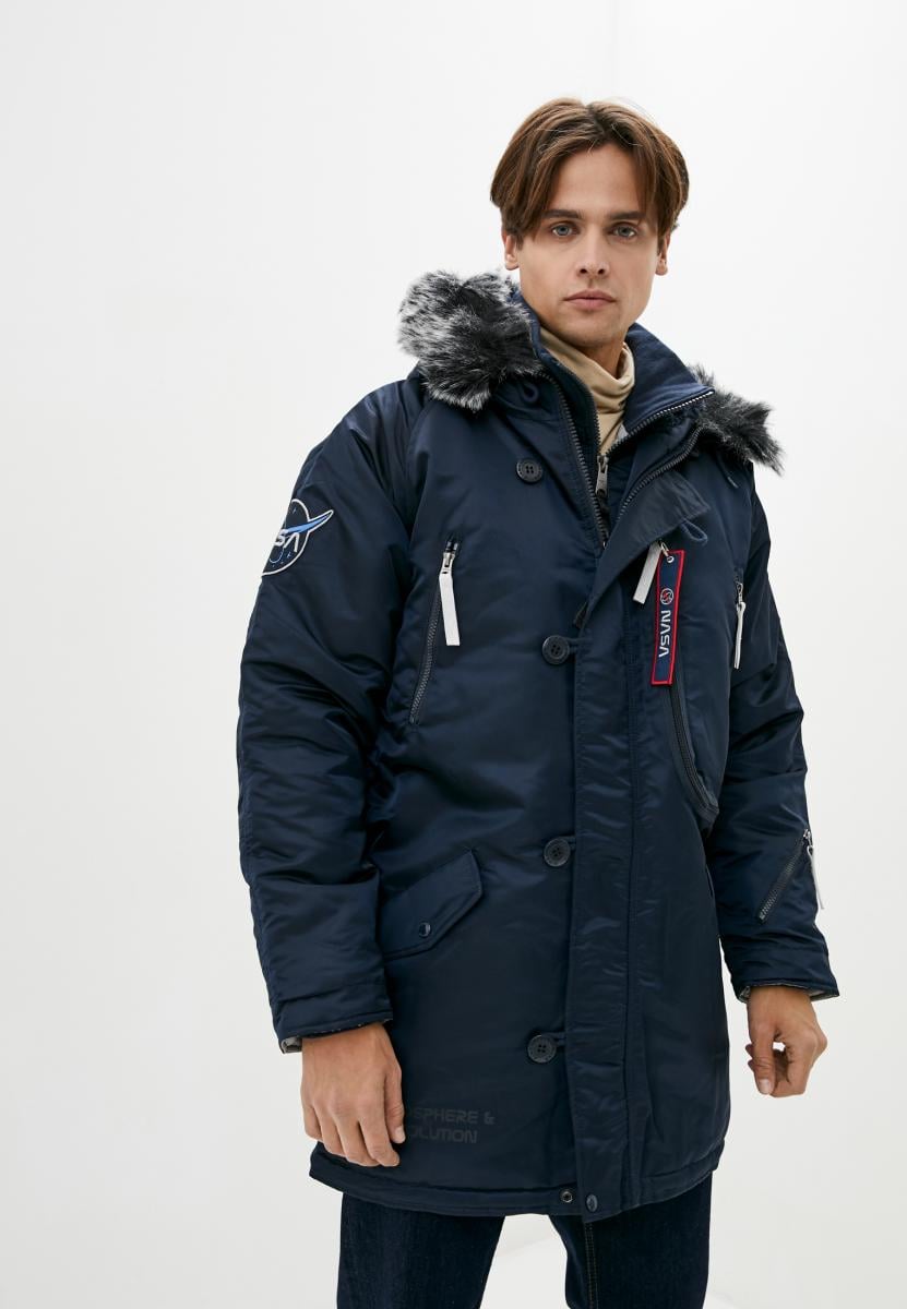 Куртка зимова Airboss N-3B NASA XS Синій (28700)