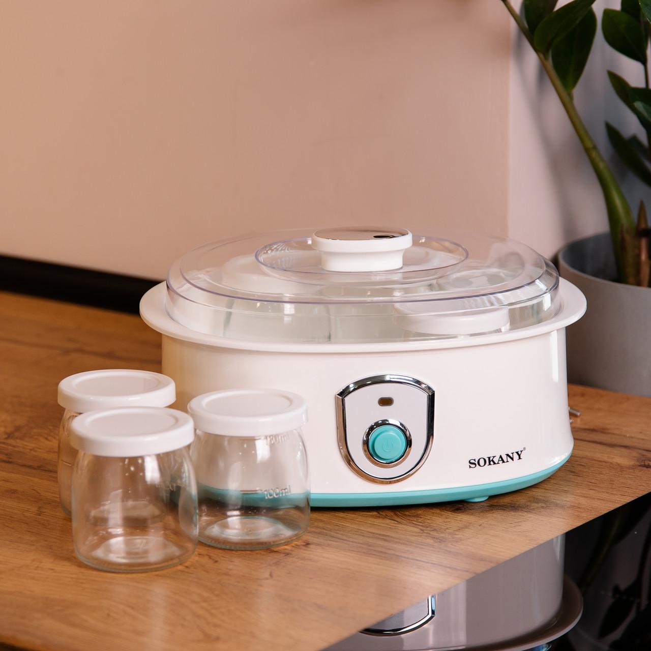 Йогуртница электрическая на 7 баночек по 180 мл 20 Вт (SK2304)