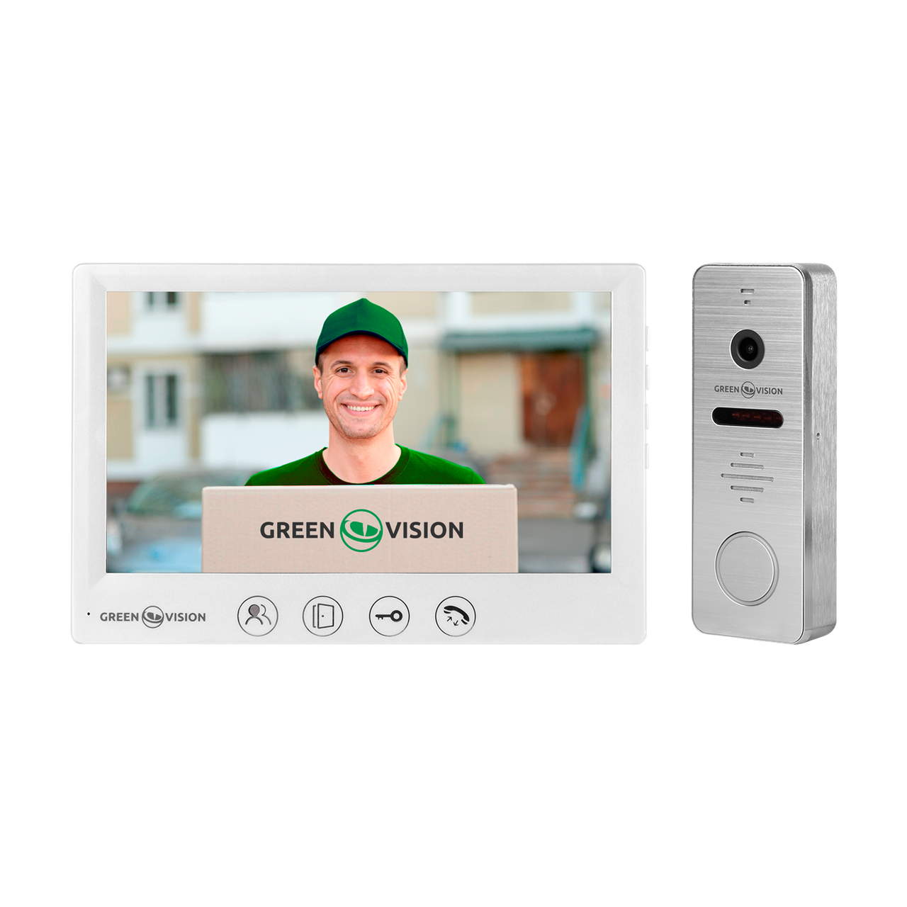 Комплект видеодомофона GreenVision GV-001-GV-057+GV-004 (2479152707) Комплект видеодомофона GreenVision GV-001-GV-057+GV-004 (2479152707)