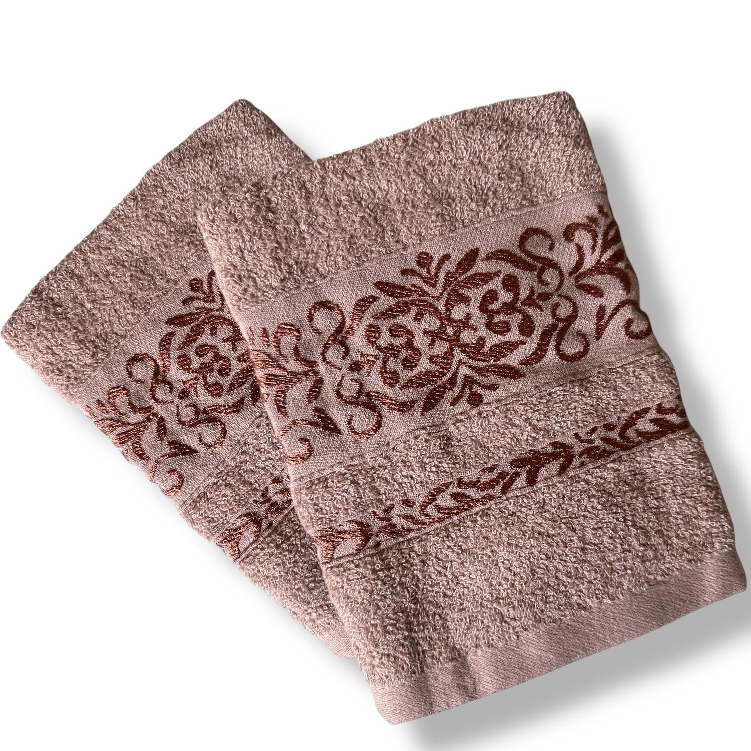 Рушник махровий Malloory Home 70x140 см Пудровий (68-15-180-2) - фото 1 Рушник махровий Malloory Home 70x140 см Пудровий (68-15-180-2) - фото 1