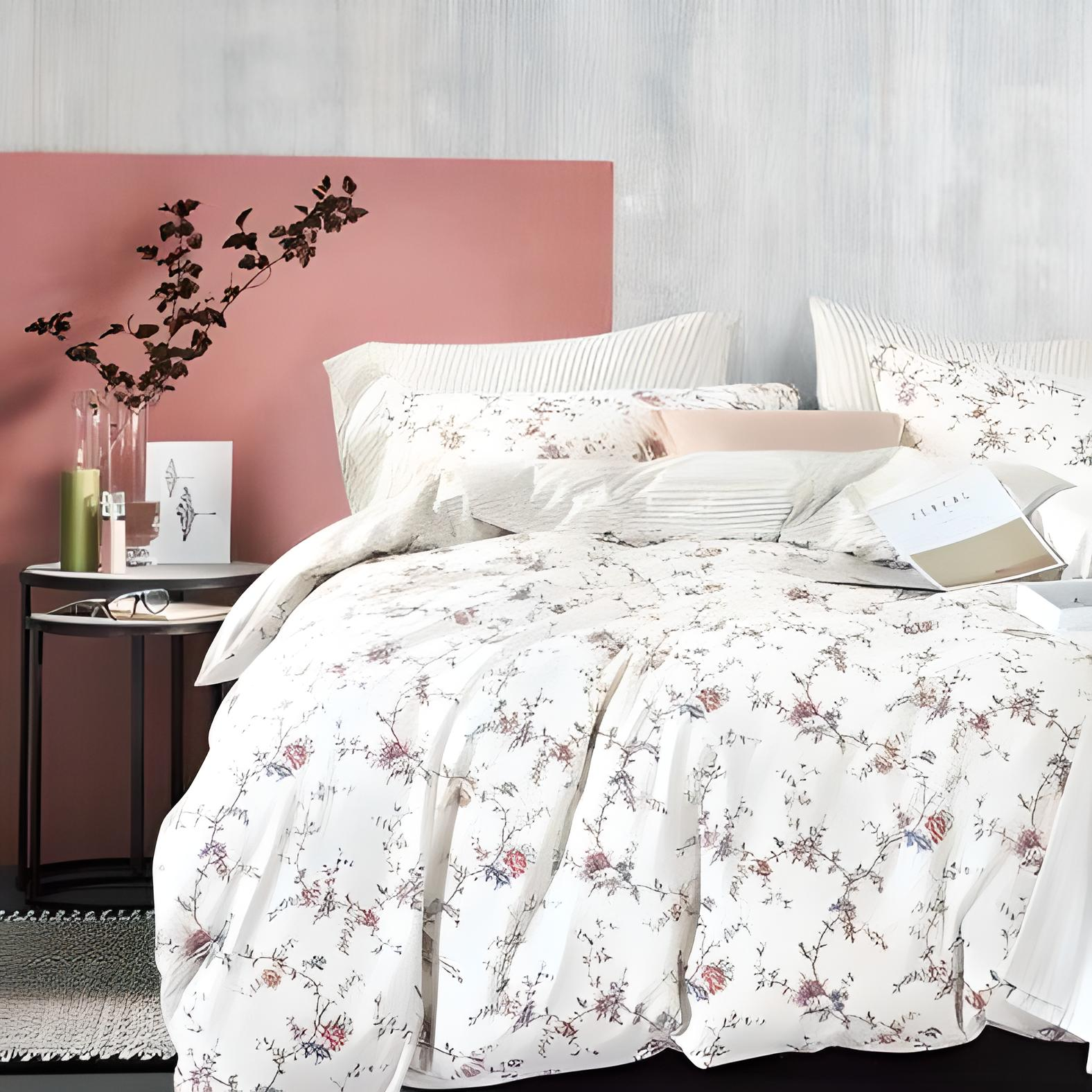 Комплекти постільної білизни Kunmeng полуторний євро макко-сатин (150 220 27059)