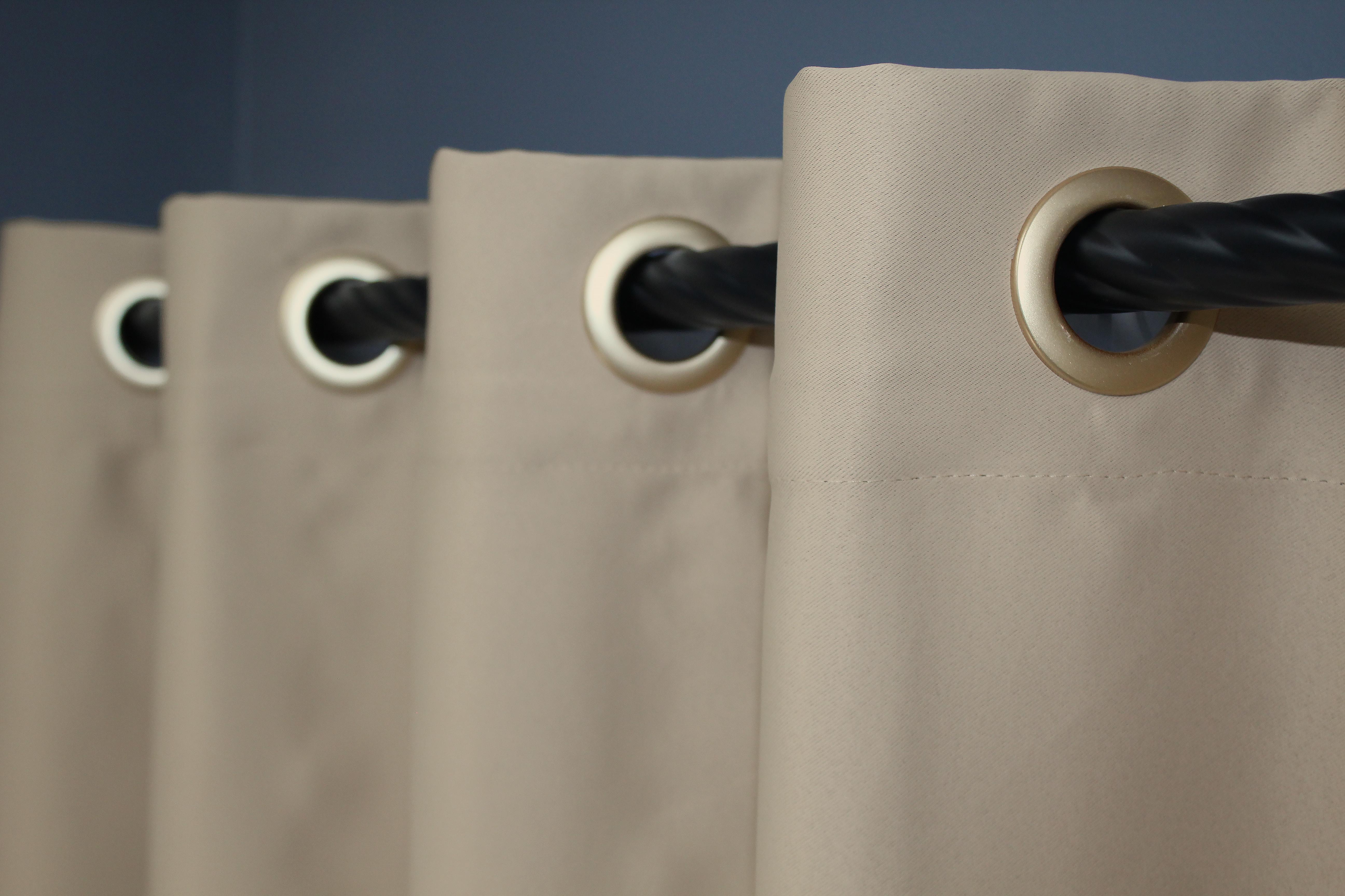 Комплект штор на люверсах VR-Textil Блекаут Bagema Rvs № 1240ш 150х250 см 2 шт. Бежевий (37-0016) - фото 7 Комплект штор на люверсах VR-Textil Блекаут Bagema Rvs № 1240ш 150х250 см 2 шт. Бежевий (37-0016) - фото 7