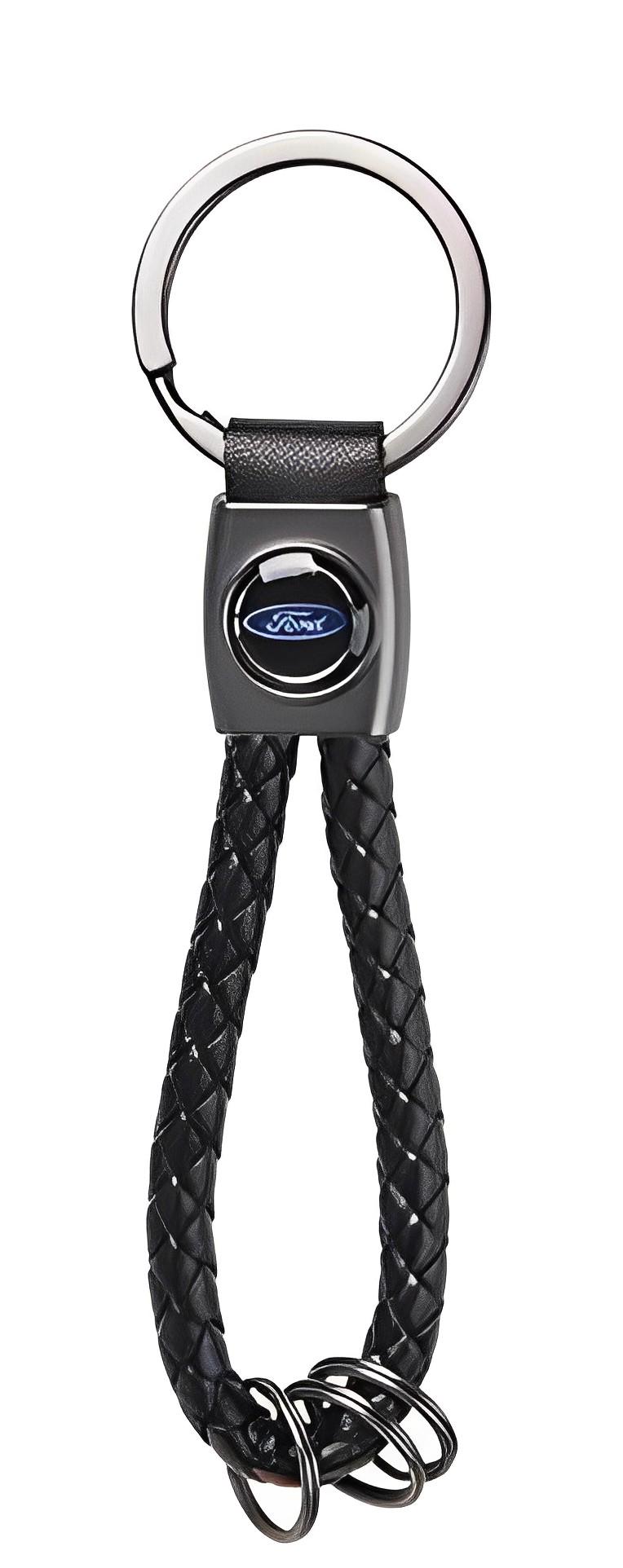 Брелок плетеный с кожзаменителя CN Ford (00000048799)