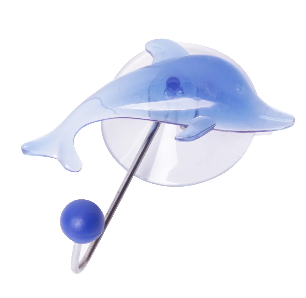 Гачок на присосці Besser Дельфін D 5 см Синій (MKM-0133B)