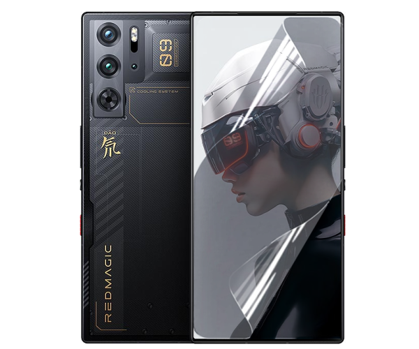 Противоударная гидрогелевая пленка Hydrogel Film для ZTE Red Magic 9 Pro, Transparent
