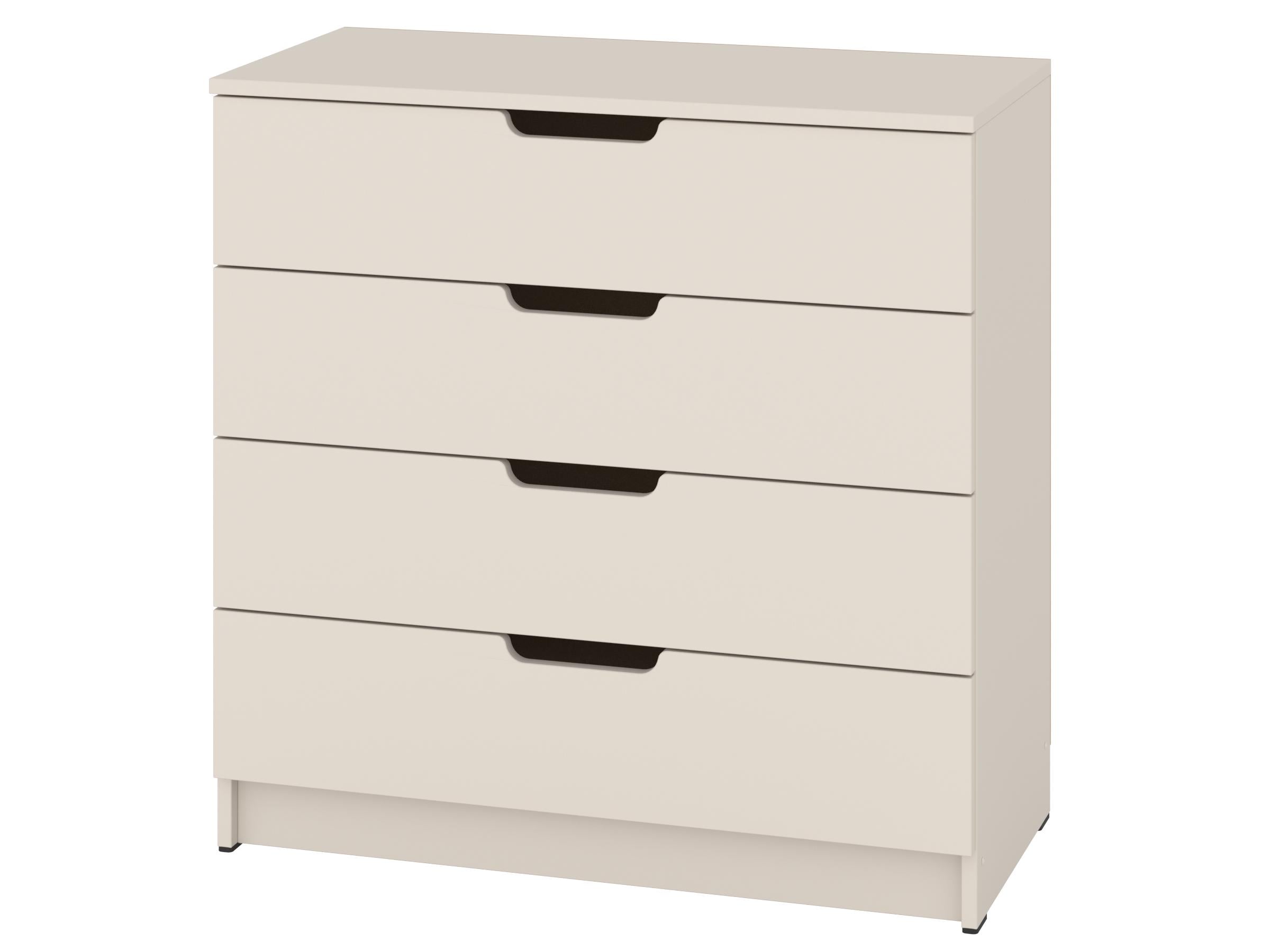 Комод с ящиками PEHOTIN ЭКО К-4 ДСП 80х38х80 см Кашемир (PN-100550)