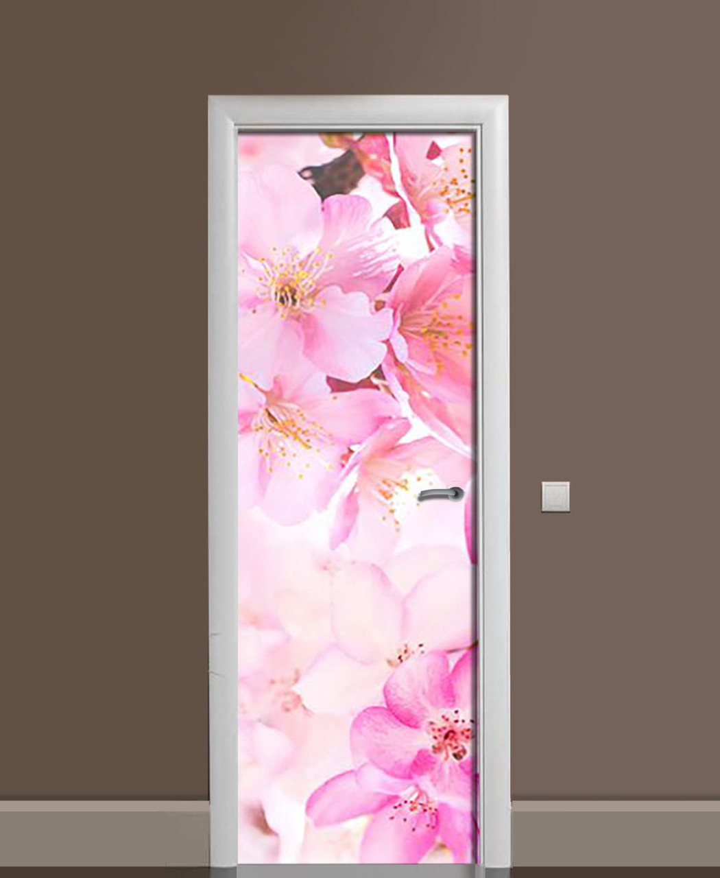 Наклейка 3D на двери Zatarga Божественная сакура 650х2000 мм (1323464723)