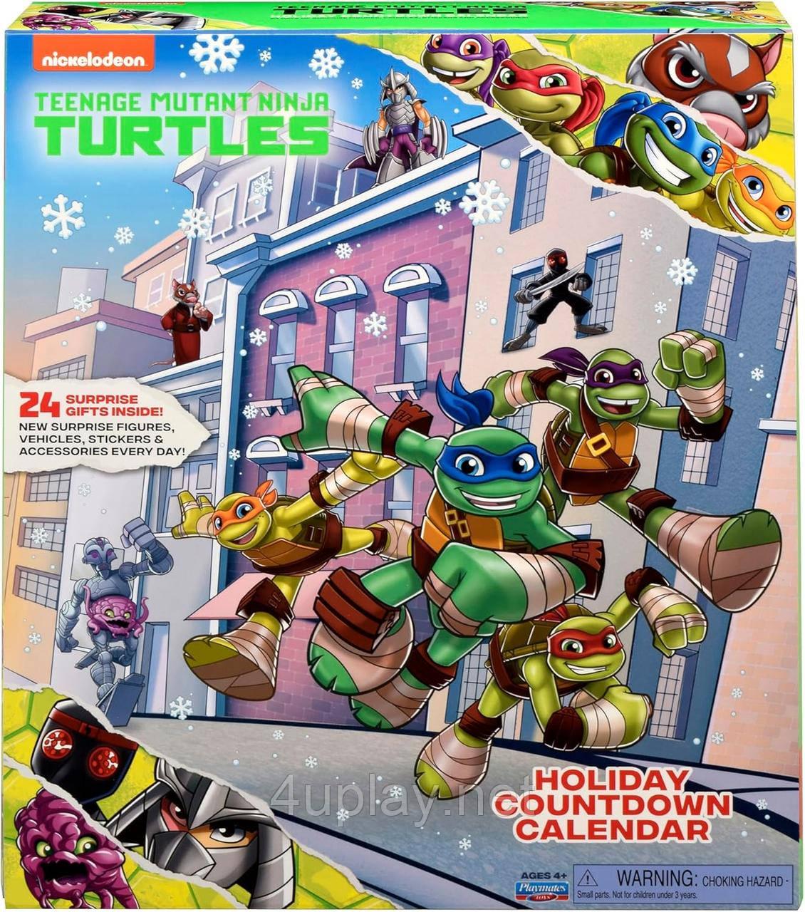 Адвент-календарь Teenage Mutant Ninja Turtles Advent Calendar Playmates Toys