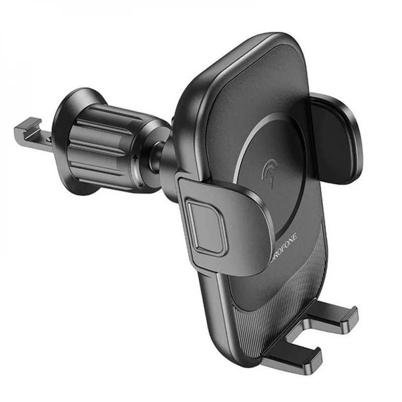 Тримач для телефонів у машину з бездротовою зарядкою Borofone BH204