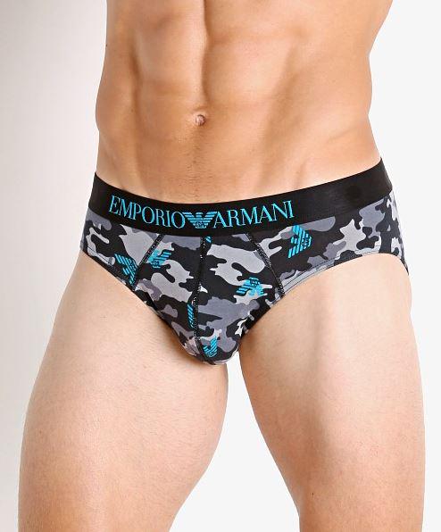 Трусы мужские Emporio Armani XL Черный (1P508-110814чер)