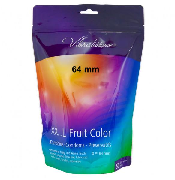 Презервативи Vibratissimo XX L Fruit Color 64 мм 50 шт.