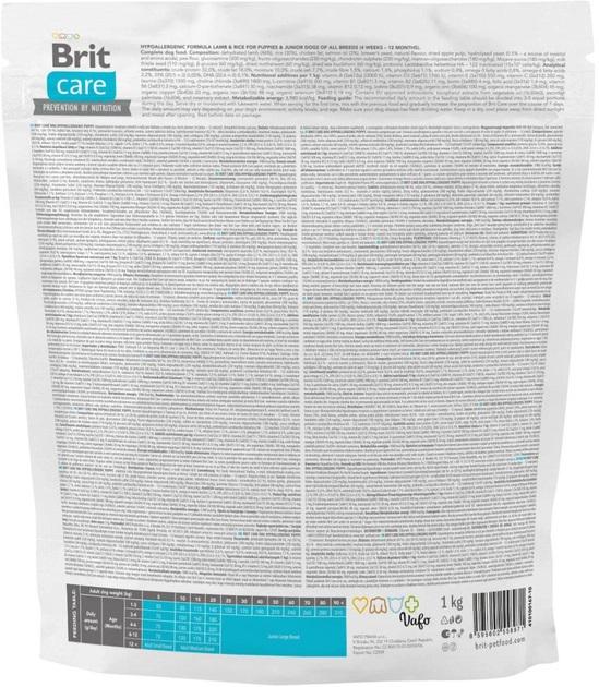 Корм для цуценят Brit Care Dog Hypoallergenic Puppy гіпоалергенний з ягням 1 кг - фото 2 Корм для цуценят Brit Care Dog Hypoallergenic Puppy гіпоалергенний з ягням 1 кг - фото 2