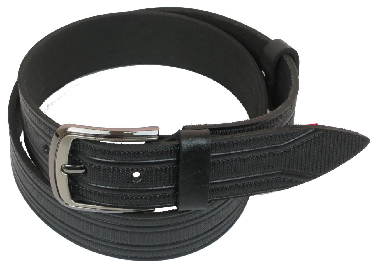 Ремень мужской Skipper 1063-40 под джинсы натуральная кожа 4 см Черный