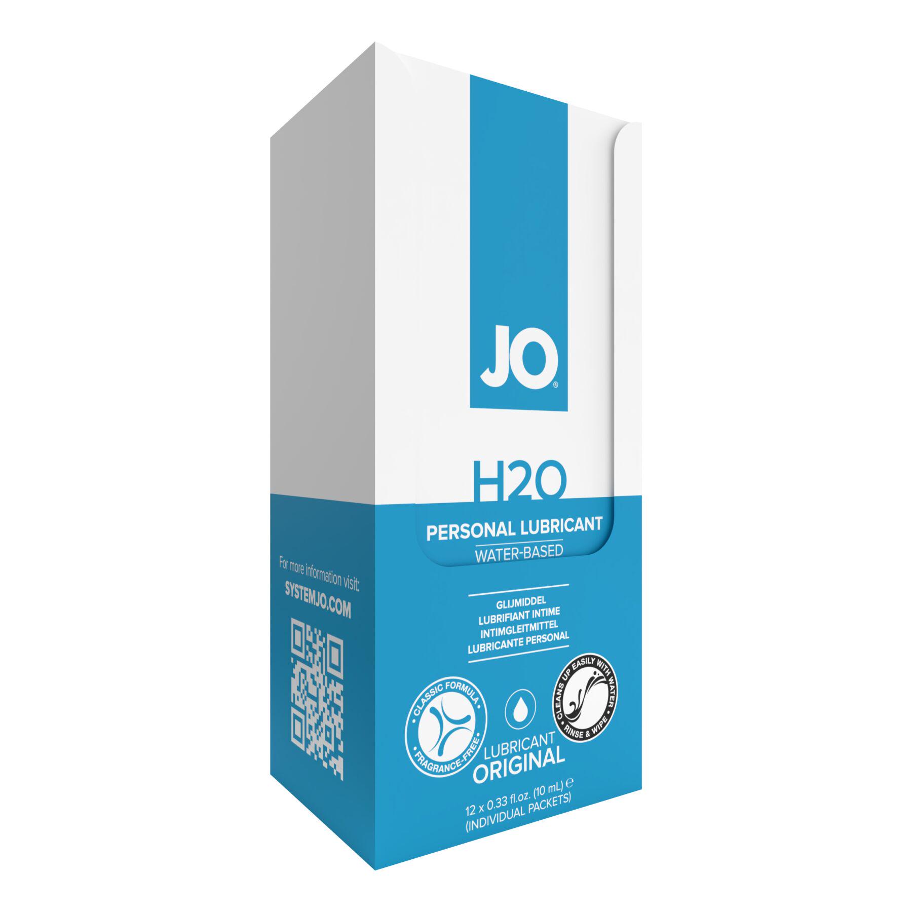 Набір лубрикантів Foil Display Box JO H2O 12 шт. 10 мл - фото 2