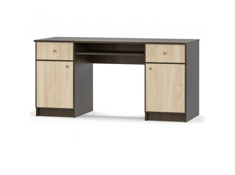 Стол письменный Mebel Service Фантазия 2Д2Ш Венге темный/Самоа (60c734ef56ed397aa7104ffe)