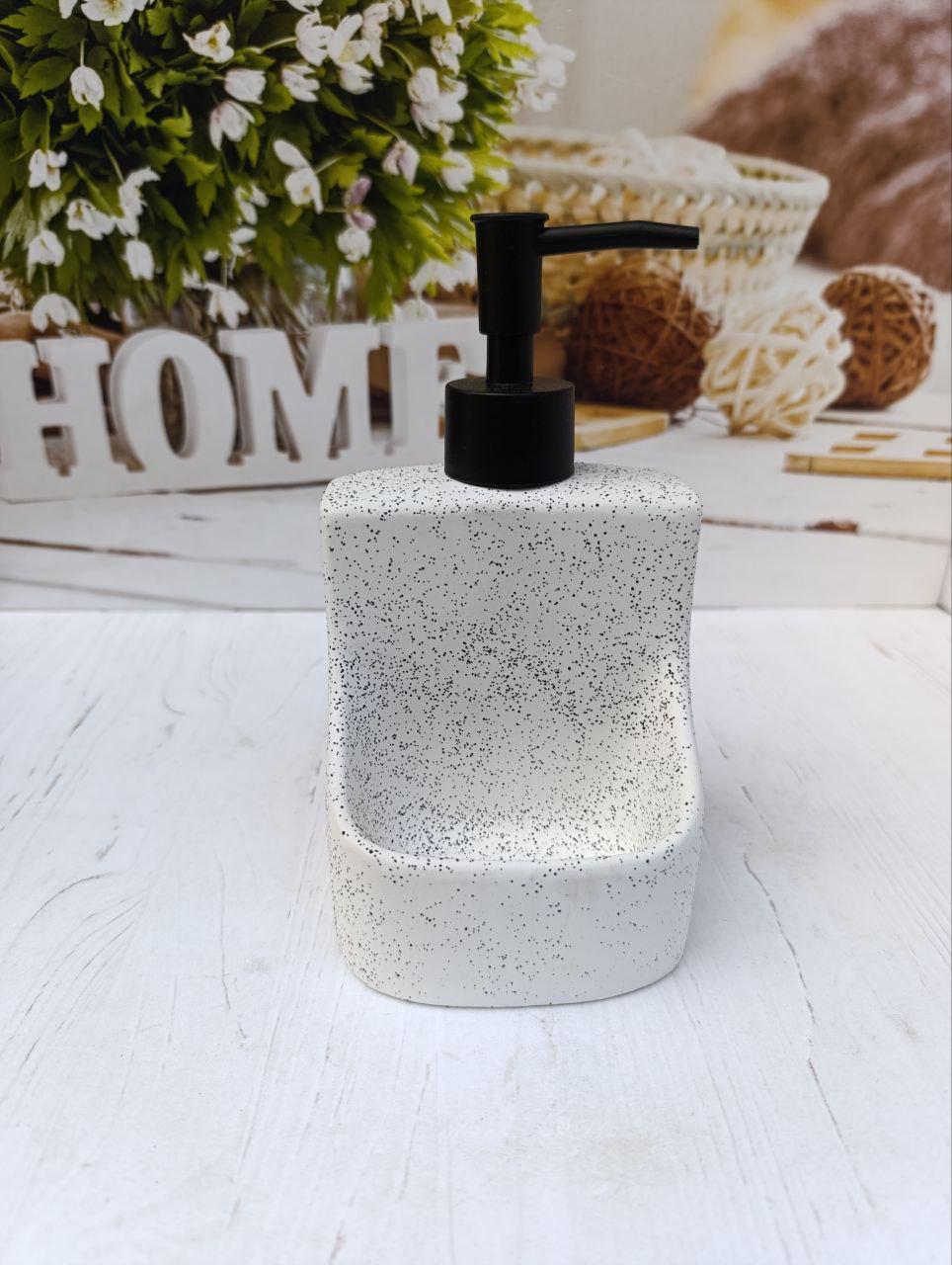 Дозатор для миючого засобу BonaDi BD-851-334 кераміка 400 мл Білий (BD-851-334) - фото 1 Дозатор для миючого засобу BonaDi BD-851-334 кераміка 400 мл Білий (BD-851-334) - фото 1