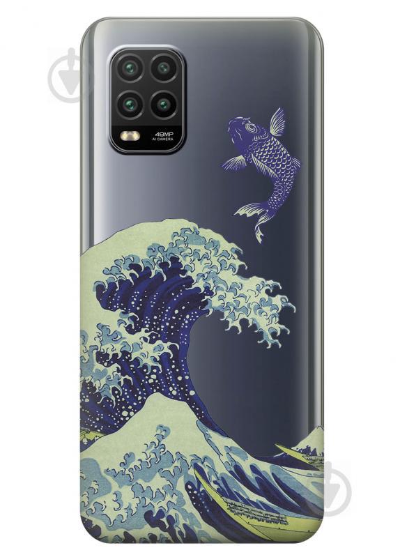 Силиконовый чехол iSwag для Xiaomi Mi 10 Lite Большая волна в Канагаве (KS2300) Силиконовый чехол iSwag для Xiaomi Mi 10 Lite Большая волна в Канагаве (KS2300)
