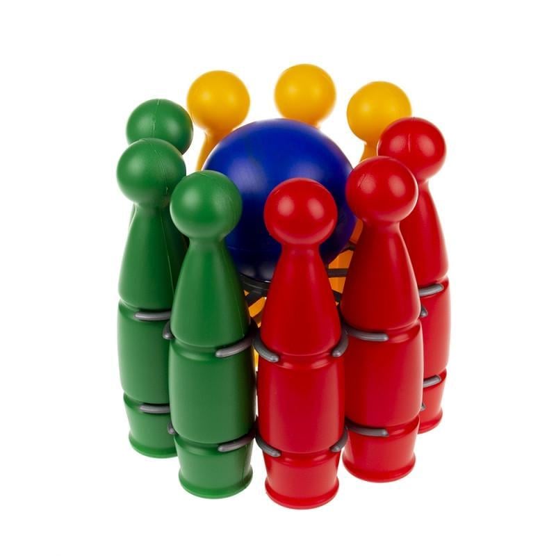 Дитячий ігровий набір Боулінг Павутинка 9 1630 кеглі 9 шт./куля (26112915) Дитячий ігровий набір Боулінг Павутинка 9 1630 кеглі 9 шт./куля (26112915)