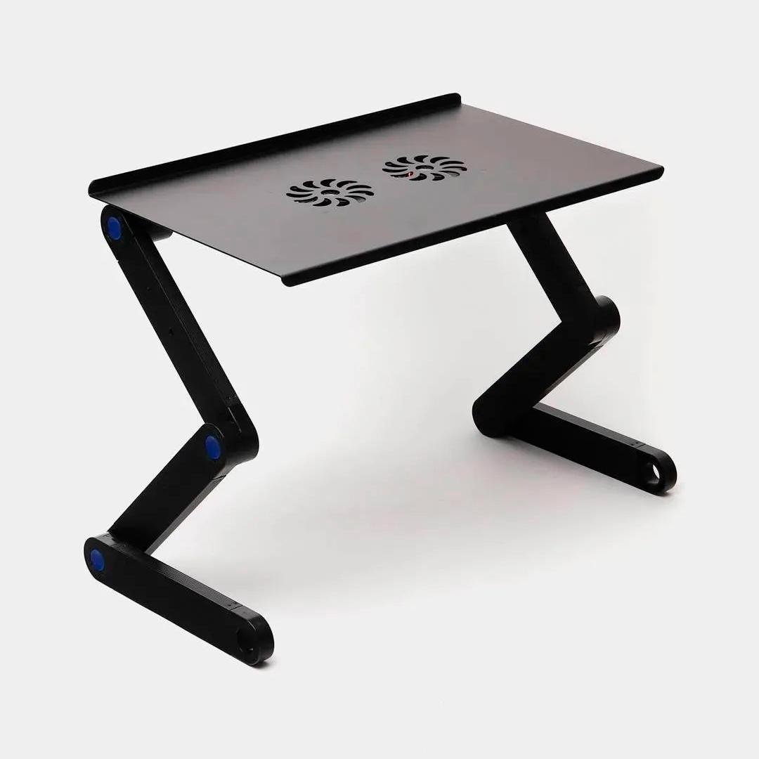 Охолоджувальна підставка для ноутбука Laptop table T6 Чорний (1009209-Black) - фото 4