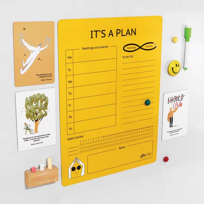 Магнитный планер "It's a plan" - фото 2 Магнитный планер "It's a plan" - фото 2