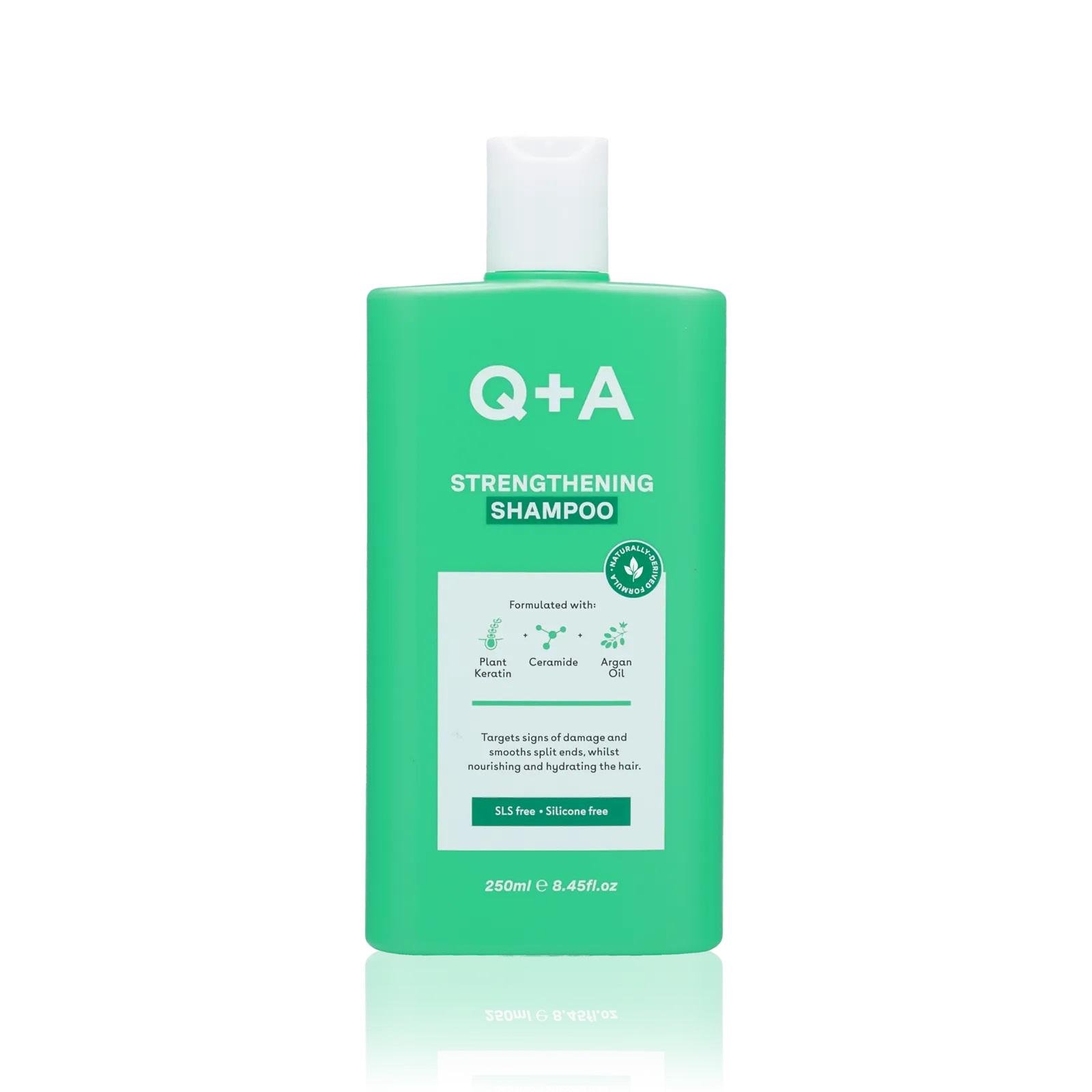 Шампунь для зміцнення та покращення росту волосся Q+A Strengthening Shampoo 250 мл