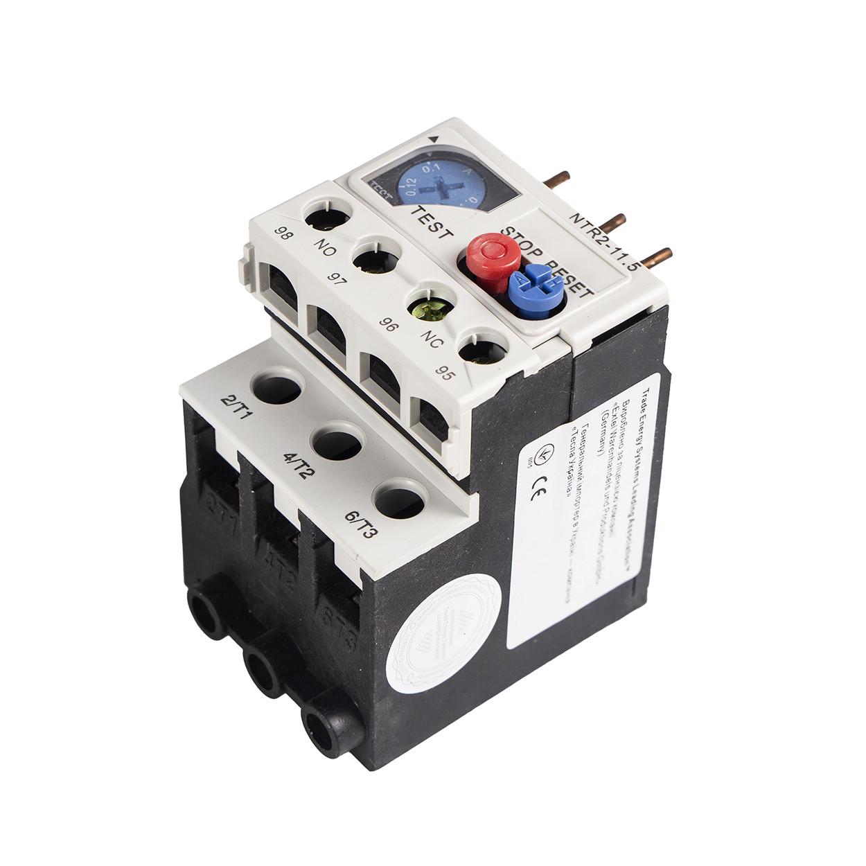 Реле тепловое TESLA NTR2-11,5 0,1-0,16 (67) - фото 4 Реле тепловое TESLA NTR2-11,5 0,1-0,16 (67) - фото 4