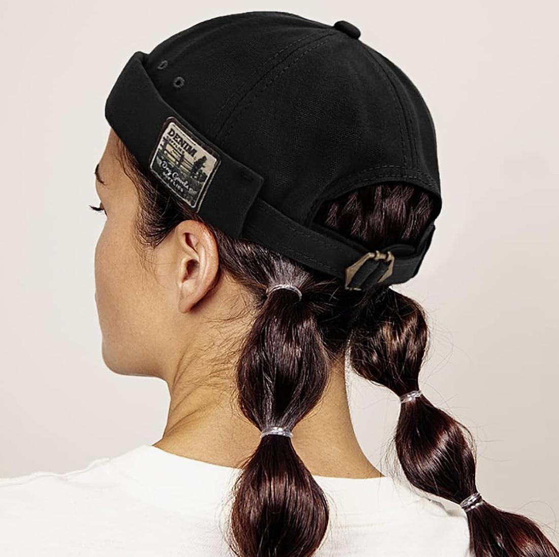 Кепка докер логотип Wuke Denim docker cap мини бини без козырька унисекс one size Черный - фото 4 Кепка докер логотип Wuke Denim docker cap мини бини без козырька унисекс one size Черный - фото 4