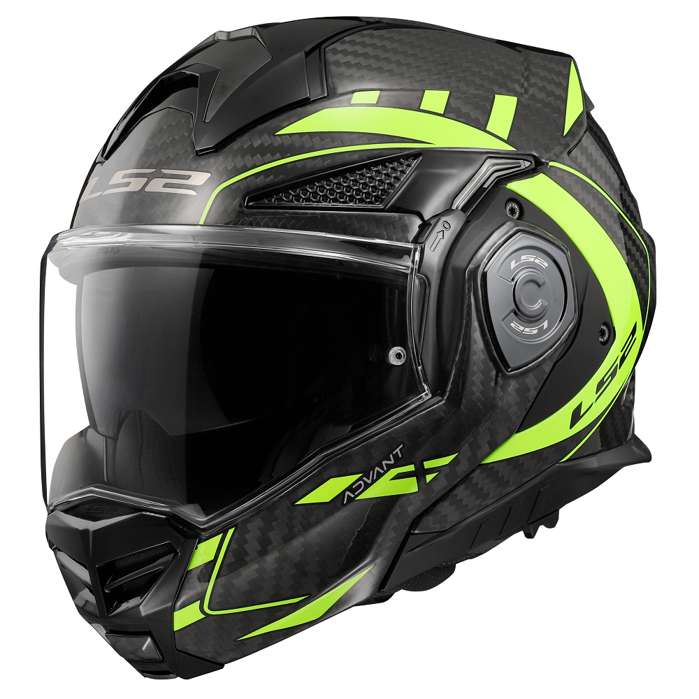 Мотошлем LS2 FF901 Advant X C Future S Hi-Vis Yellow (36822)