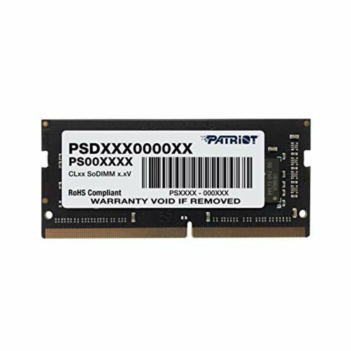 Оперативная память Patriot DDR4 SL 4 Гб 2400 МГц CL17 SODIMM Black