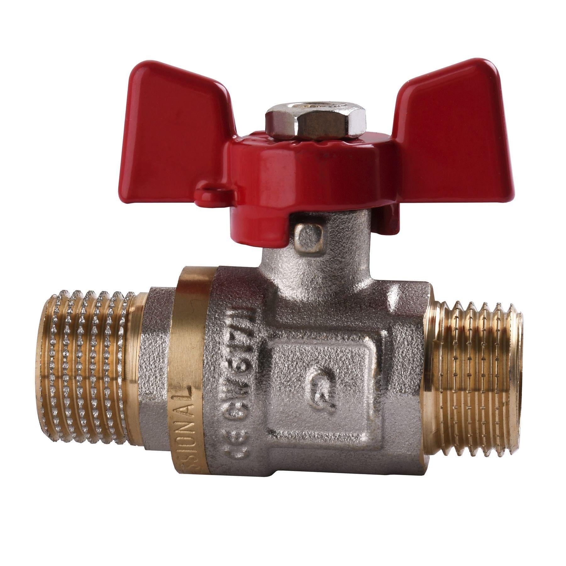 Кран шаровый прямой Professional Q 1/2″ ЗЗ КБ PN40 QP153 (000012533) Кран шаровый прямой Professional Q 1/2″ ЗЗ КБ PN40 QP153 (000012533)