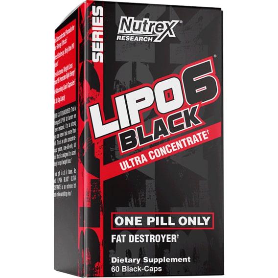 Комплексний жироспалювач Nutrex Lipo-6 Black Ultra Concentrate 60 Caps