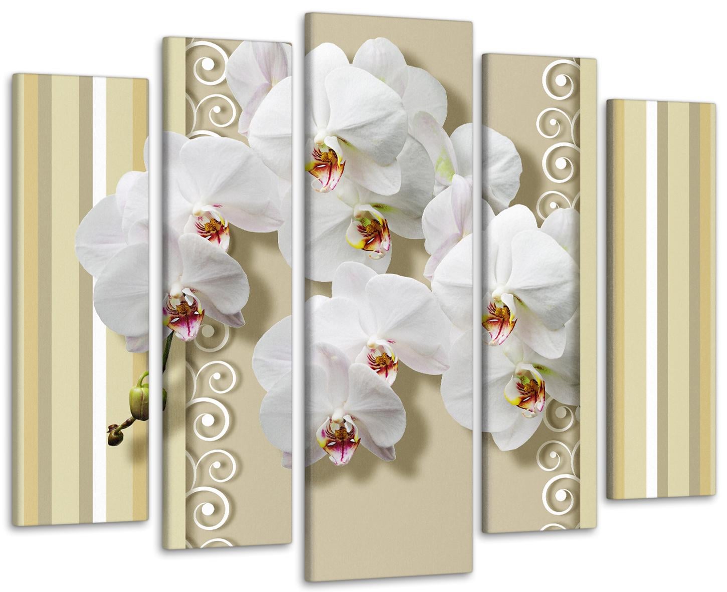 Картина модульная Абстракция Орхидея 115х170 см (Art-405_5)
