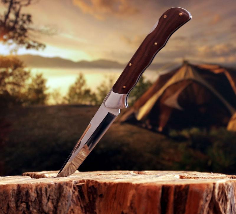 Нож складной карманный классический с деревянной рукояткой (VD 43) - фото 3 Нож складной карманный классический с деревянной рукояткой (VD 43) - фото 3