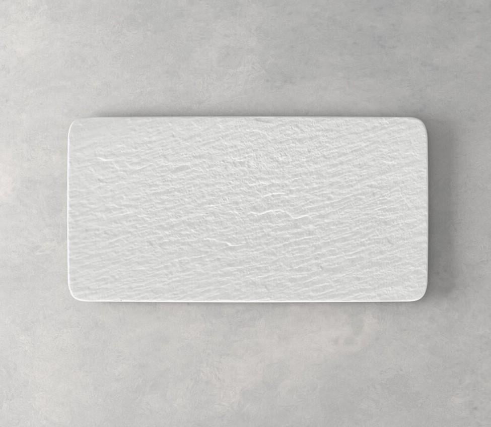 Блюдо Villeroy & Boch Manufacture Rock Blanc 35х18 см (1042402281)