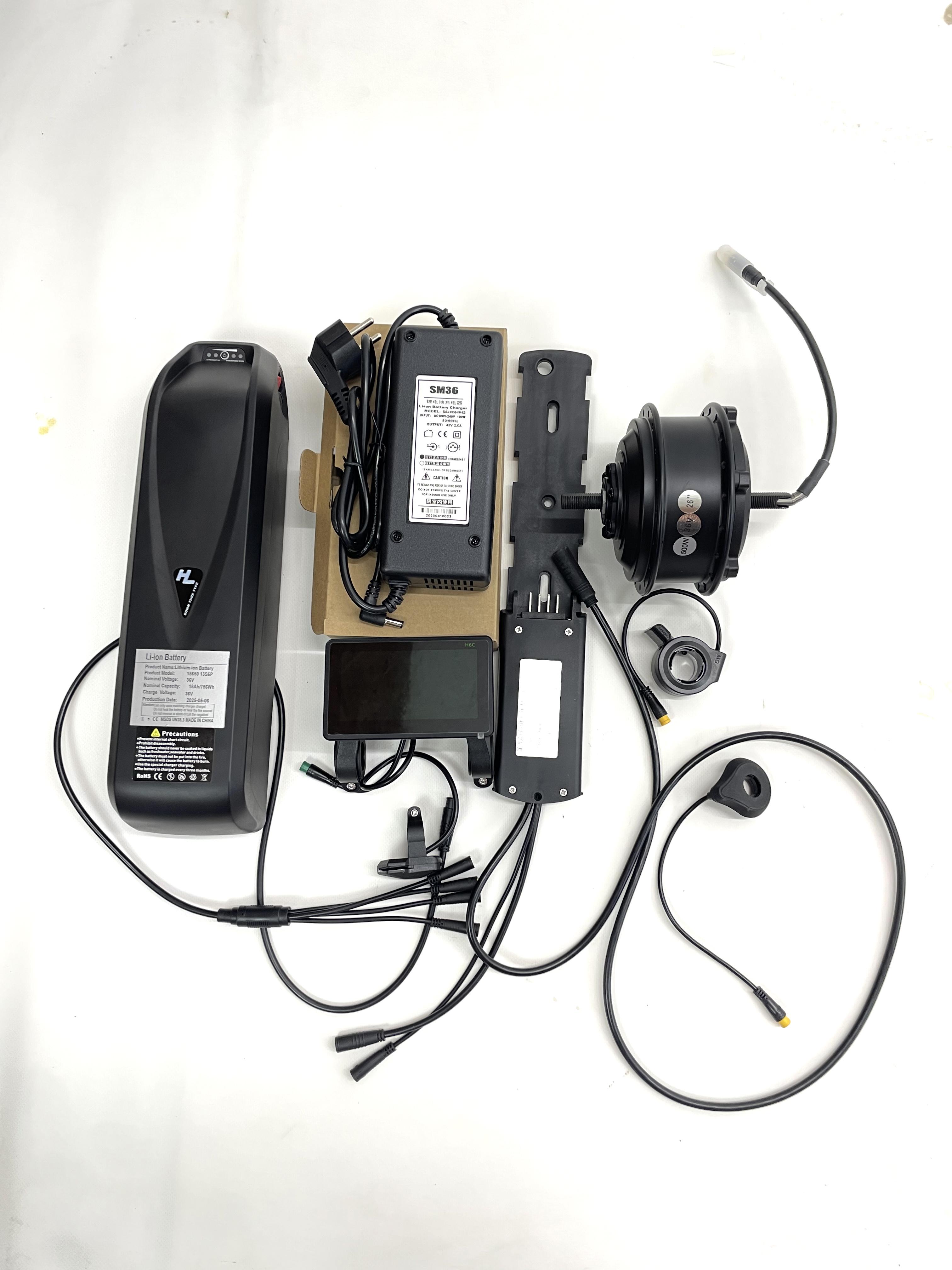 Набор для электровелосипеда MXUS PASS-система LED-дисплей привод передний 500W 36V 18 Ah (29073139) Набор для электровелосипеда MXUS PASS-система LED-дисплей привод передний 500W 36V 18 Ah (29073139)