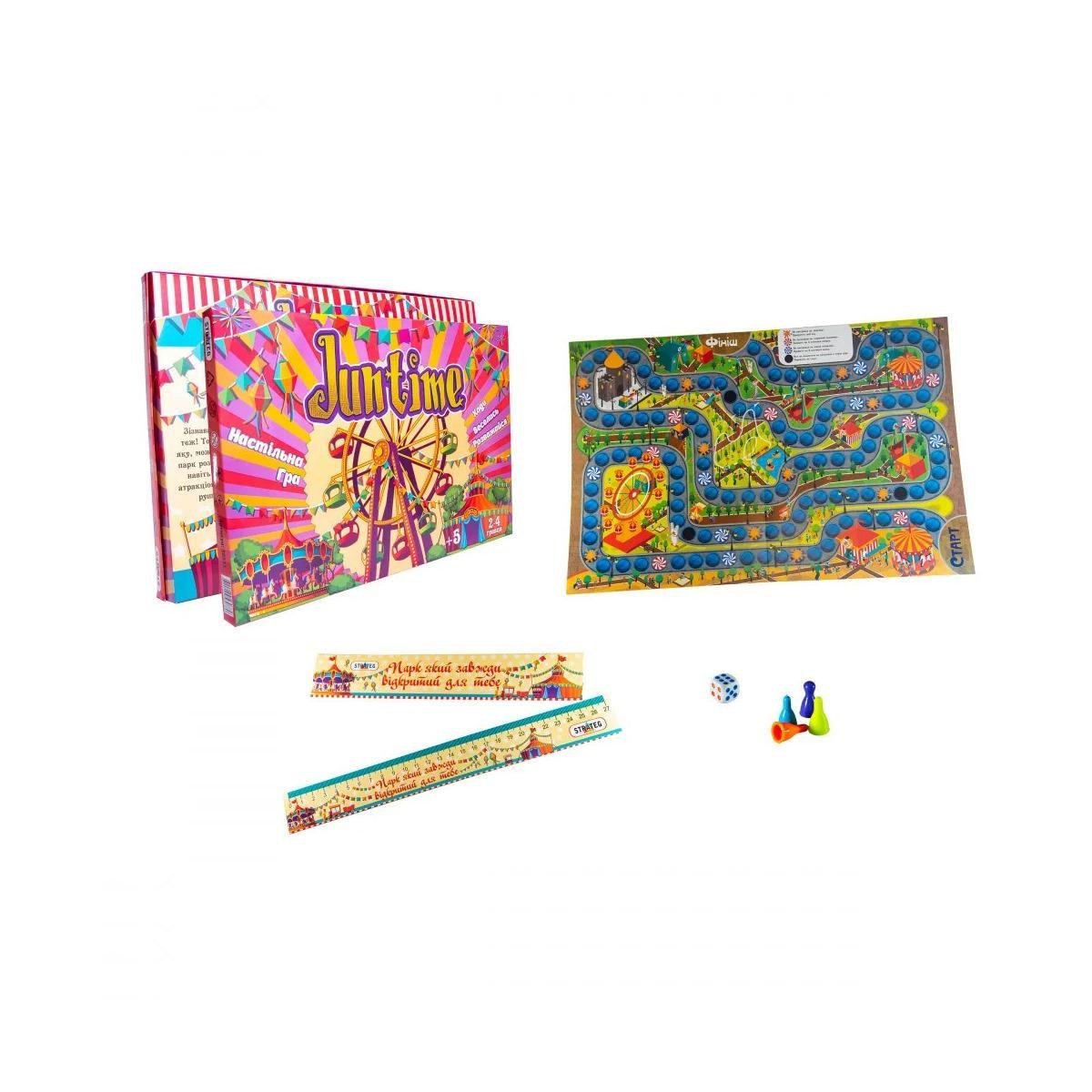 Настольная игра Strateg JunTime Разноцветный (SR-113-N-500)