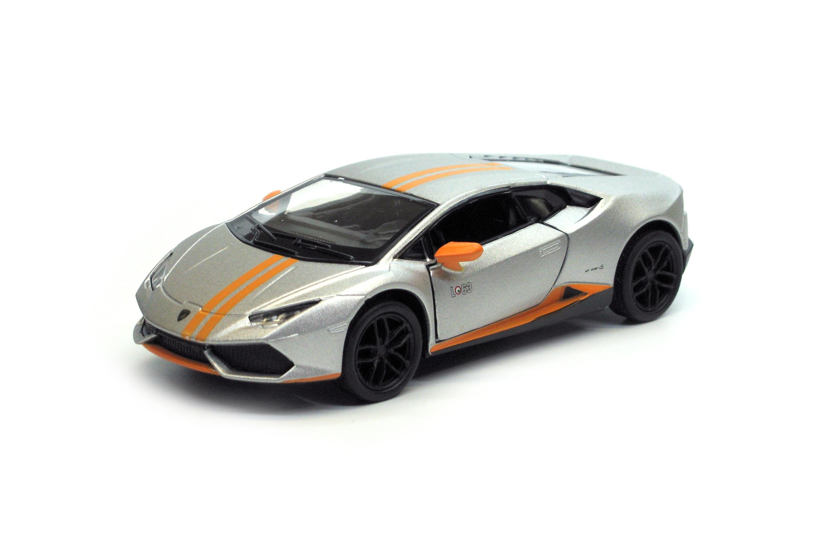 Машина Kinsmart металлическая KT5401W Lamborghini Huracán LP610-4 Avio