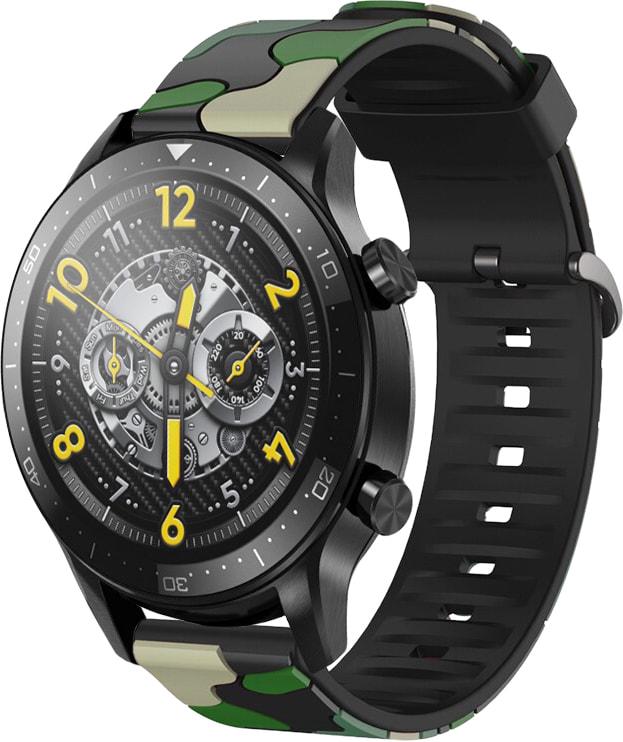 Ремешок Tactic Camouflage для Realme Watch S Pro Green (32957-08)