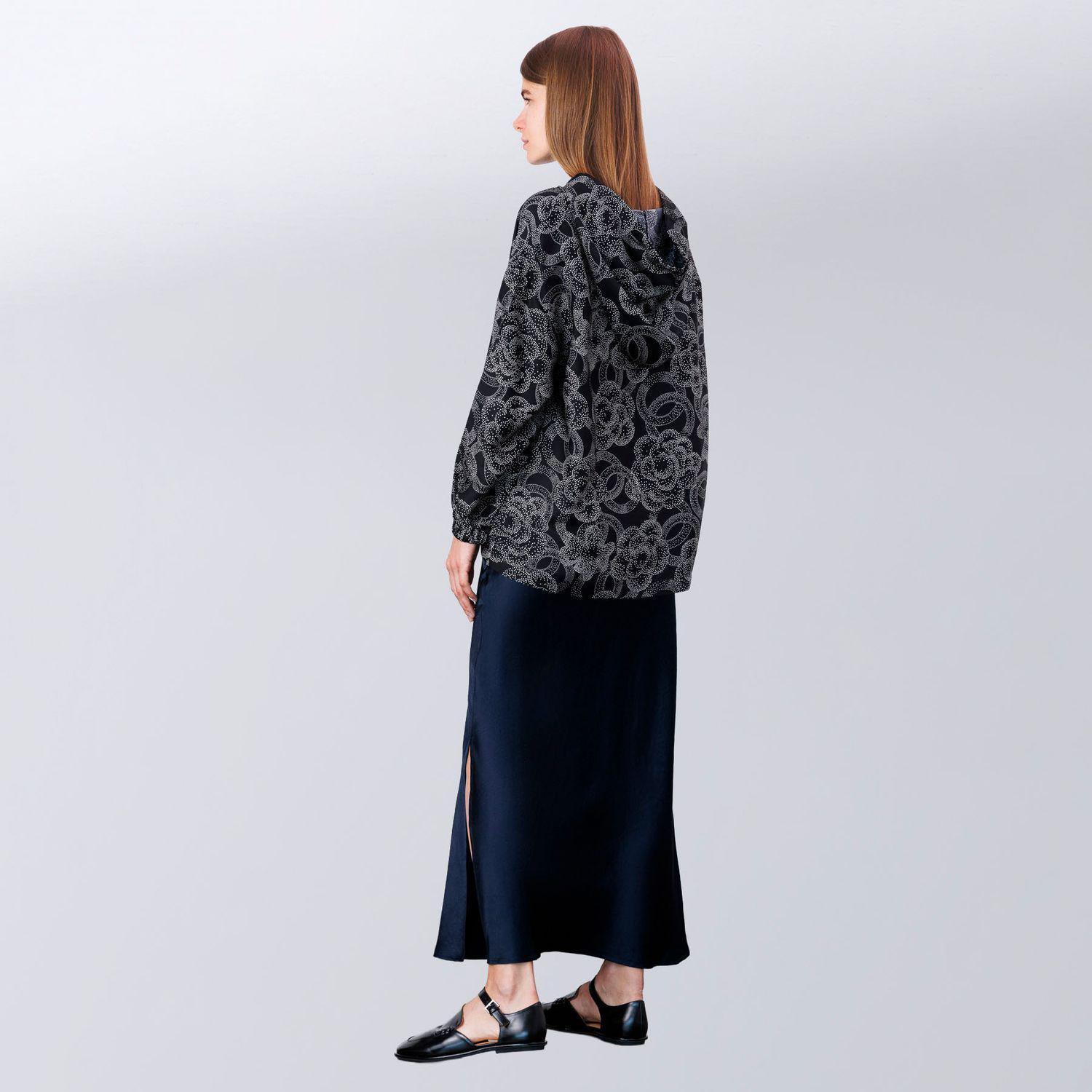 Блуза жіноча повсякденна Celine M Чорний (72510440) - фото 4 Блуза жіноча повсякденна Celine M Чорний (72510440) - фото 4