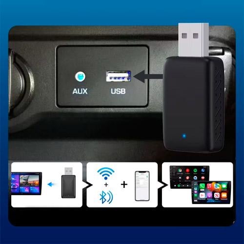 Адаптер для автомобіля бездротовий Apple CarPlay/Android Auto WiFi/Bluetooth Black (902323) - фото 5 Адаптер для автомобіля бездротовий Apple CarPlay/Android Auto WiFi/Bluetooth Black (902323) - фото 5