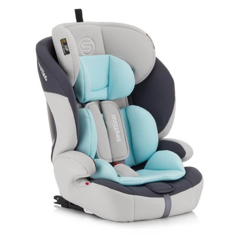 Автокрісло Sesttino Rocker група 1-2-3 9-36 кг із системою Isofix Блакитний/Сірий