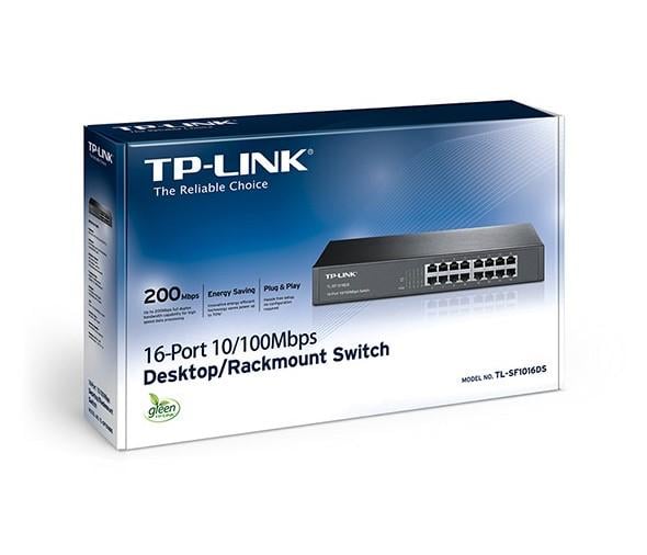 Комутатор TP-Link TL-SF1016DS (10779003) - фото 3