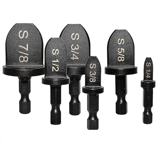 Набор битов для развальцовки труб 6 шт. (C01245) Набор битов для развальцовки труб 6 шт. (C01245)